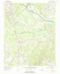 Ansonville North Carolina Historical topographic map, 1:24000 scale, 7.5 X 7.5 Minute, Year 1956