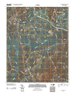 Ansonville North Carolina Historical topographic map, 1:24000 scale, 7.5 X 7.5 Minute, Year 2010