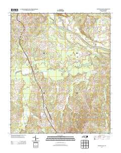 Ansonville North Carolina Historical topographic map, 1:24000 scale, 7.5 X 7.5 Minute, Year 2013
