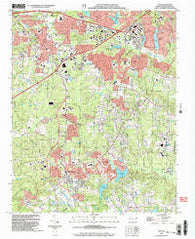Apex North Carolina Historical topographic map, 1:24000 scale, 7.5 X 7.5 Minute, Year 2002
