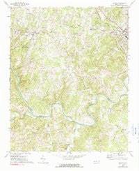 Aquadale North Carolina Historical topographic map, 1:24000 scale, 7.5 X 7.5 Minute, Year 1971