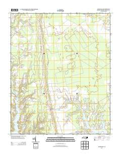 Arapahoe North Carolina Historical topographic map, 1:24000 scale, 7.5 X 7.5 Minute, Year 2013