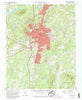 Asheboro North Carolina Historical topographic map, 1:24000 scale, 7.5 X 7.5 Minute, Year 1970