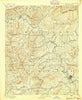Asheville North Carolina Historical topographic map, 1:125000 scale, 30 X 30 Minute, Year 1894