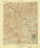 Asheville North Carolina Historical topographic map, 1:125000 scale, 30 X 30 Minute, Year 1901