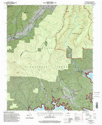 Ashford North Carolina Historical topographic map, 1:24000 scale, 7.5 X 7.5 Minute, Year 1994