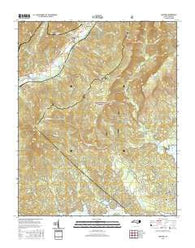 Ashford North Carolina Current topographic map, 1:24000 scale, 7.5 X 7.5 Minute, Year 2016