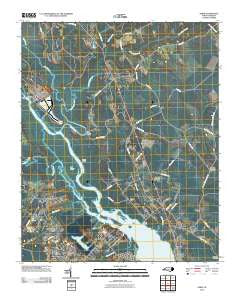 Askin North Carolina Historical topographic map, 1:24000 scale, 7.5 X 7.5 Minute, Year 2010