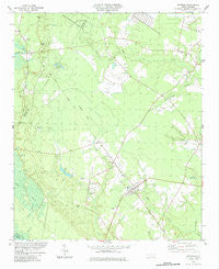 Atkinson North Carolina Historical topographic map, 1:24000 scale, 7.5 X 7.5 Minute, Year 1984
