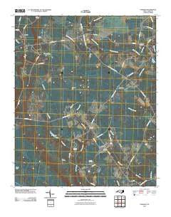 Atkinson North Carolina Historical topographic map, 1:24000 scale, 7.5 X 7.5 Minute, Year 2010