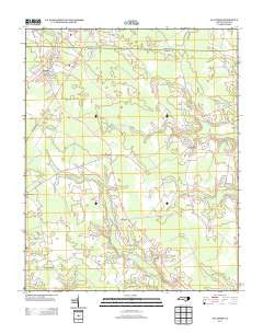 Aulander North Carolina Historical topographic map, 1:24000 scale, 7.5 X 7.5 Minute, Year 2013