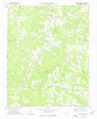 Aurelian Springs North Carolina Historical topographic map, 1:24000 scale, 7.5 X 7.5 Minute, Year 1973
