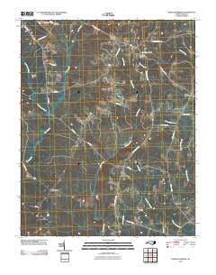Aurelian Springs North Carolina Historical topographic map, 1:24000 scale, 7.5 X 7.5 Minute, Year 2010
