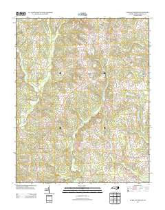 Aurelian Springs North Carolina Historical topographic map, 1:24000 scale, 7.5 X 7.5 Minute, Year 2013