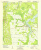 Aurora North Carolina Historical topographic map, 1:24000 scale, 7.5 X 7.5 Minute, Year 1950