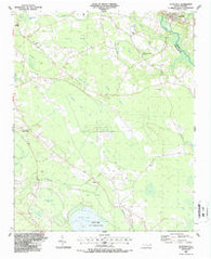 Autryville North Carolina Historical topographic map, 1:24000 scale, 7.5 X 7.5 Minute, Year 1987