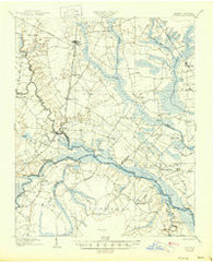 Ayden North Carolina Historical topographic map, 1:62500 scale, 15 X 15 Minute, Year 1904