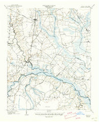 Ayden North Carolina Historical topographic map, 1:62500 scale, 15 X 15 Minute, Year 1904