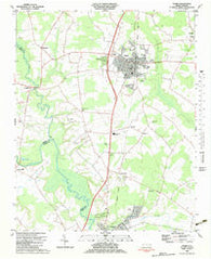 Ayden North Carolina Historical topographic map, 1:24000 scale, 7.5 X 7.5 Minute, Year 1982