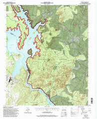 Badin North Carolina Historical topographic map, 1:24000 scale, 7.5 X 7.5 Minute, Year 1994