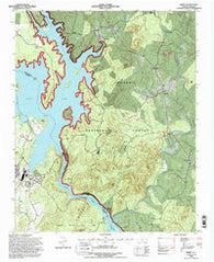 Badin North Carolina Historical topographic map, 1:24000 scale, 7.5 X 7.5 Minute, Year 1994