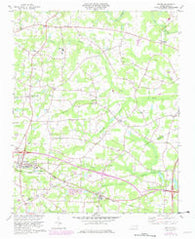Bailey North Carolina Historical topographic map, 1:24000 scale, 7.5 X 7.5 Minute, Year 1978