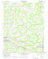 Bailey North Carolina Historical topographic map, 1:24000 scale, 7.5 X 7.5 Minute, Year 1978