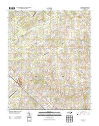 Bakers North Carolina Historical topographic map, 1:24000 scale, 7.5 X 7.5 Minute, Year 2013