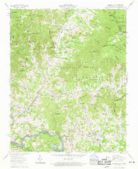 Bakersville North Carolina Historical topographic map, 1:24000 scale, 7.5 X 7.5 Minute, Year 1960