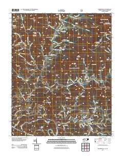 Bakersville North Carolina Historical topographic map, 1:24000 scale, 7.5 X 7.5 Minute, Year 2011