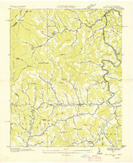 Bald Creek North Carolina Historical topographic map, 1:24000 scale, 7.5 X 7.5 Minute, Year 1935