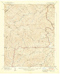 Bald Creek North Carolina Historical topographic map, 1:24000 scale, 7.5 X 7.5 Minute, Year 1939