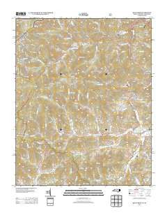Bald Creek North Carolina Historical topographic map, 1:24000 scale, 7.5 X 7.5 Minute, Year 2013