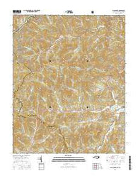 Bald Creek North Carolina Current topographic map, 1:24000 scale, 7.5 X 7.5 Minute, Year 2016