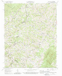 Baldwin Gap North Carolina Historical topographic map, 1:24000 scale, 7.5 X 7.5 Minute, Year 1959