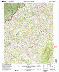 Baldwin Gap North Carolina Historical topographic map, 1:24000 scale, 7.5 X 7.5 Minute, Year 2003