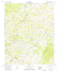 Baldwin Gap North Carolina Historical topographic map, 1:24000 scale, 7.5 X 7.5 Minute, Year 1959