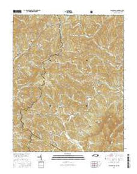 Baldwin Gap North Carolina Current topographic map, 1:24000 scale, 7.5 X 7.5 Minute, Year 2016