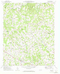 Banoak North Carolina Historical topographic map, 1:24000 scale, 7.5 X 7.5 Minute, Year 1970