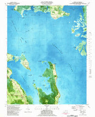 Barco North Carolina Historical topographic map, 1:24000 scale, 7.5 X 7.5 Minute, Year 1982