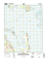 Barco North Carolina Current topographic map, 1:24000 scale, 7.5 X 7.5 Minute, Year 2016