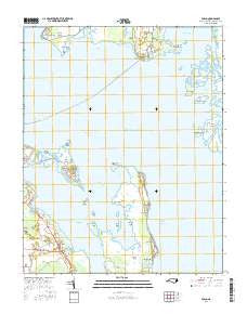 Barco North Carolina Current topographic map, 1:24000 scale, 7.5 X 7.5 Minute, Year 2016