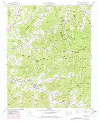 Barnardsville North Carolina Historical topographic map, 1:24000 scale, 7.5 X 7.5 Minute, Year 1946