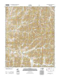 Barnardsville North Carolina Historical topographic map, 1:24000 scale, 7.5 X 7.5 Minute, Year 2013