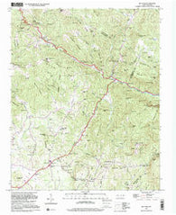 Bat Cave North Carolina Historical topographic map, 1:24000 scale, 7.5 X 7.5 Minute, Year 1997