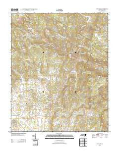 Bat Cave North Carolina Historical topographic map, 1:24000 scale, 7.5 X 7.5 Minute, Year 2013