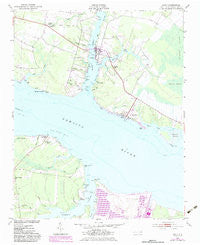 Bath North Carolina Historical topographic map, 1:24000 scale, 7.5 X 7.5 Minute, Year 1951
