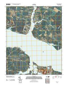 Bath North Carolina Historical topographic map, 1:24000 scale, 7.5 X 7.5 Minute, Year 2010