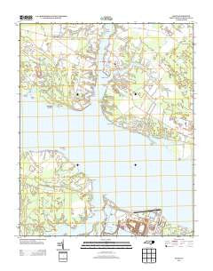 Bath North Carolina Historical topographic map, 1:24000 scale, 7.5 X 7.5 Minute, Year 2013