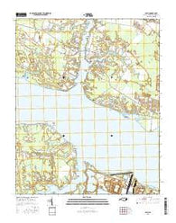 Bath North Carolina Current topographic map, 1:24000 scale, 7.5 X 7.5 Minute, Year 2016